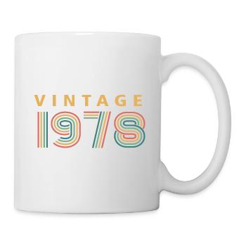 millésime 1978 - Mug blanc - blanc - Droite