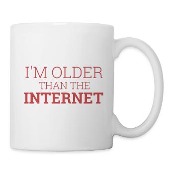 "I'm older than the Internet" | Computer - Mug - white - Right