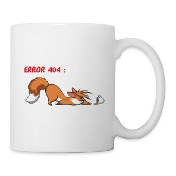 Coffee not found animal lover and owner G - Mug - white - Right