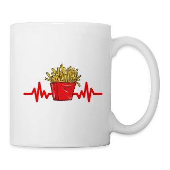 ECG Frites - Mug blanc - blanc - Droite