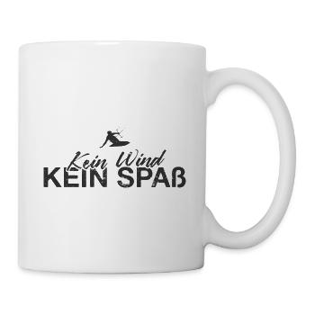 Kitesurfen Kitesurfing Kite Surf - Tasse - Weiß - Rechts