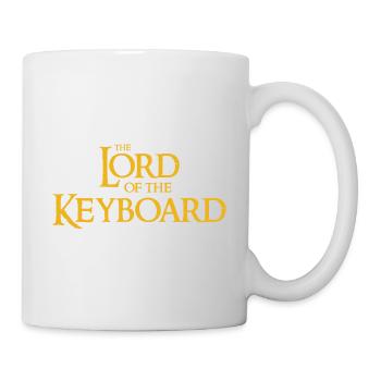 The Lord of the Keyboard Informatiker PC Nerd - Tasse - Weiß - Rechts