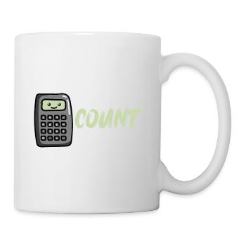Auf mich verlassen Buchhalter Gift - Tasse - Weiß - Rechts