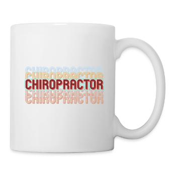 Chiropraticien Physiothérapeute Vintage I Cadeau - Mug blanc - blanc - Droite
