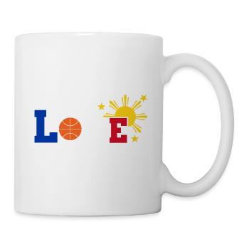 Philippines Filipino Flag Basketball I Cadeau - Mug blanc - blanc - Droite