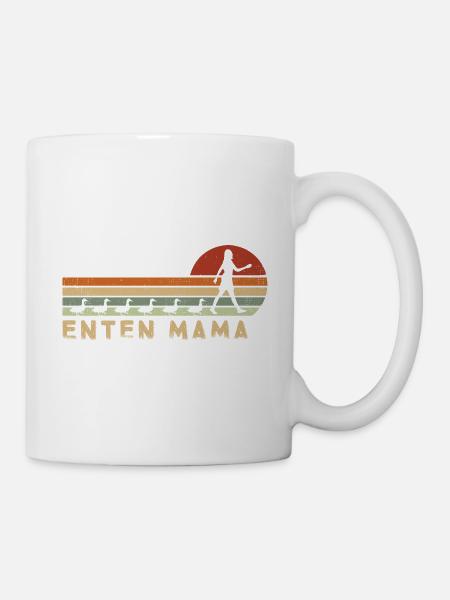 Enten Mama Entenhalterin Entenflüsterin Geschenk - Tasse - Weiß