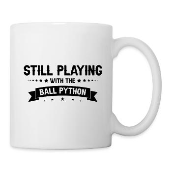 King python design pour les amateurs de serpents - Mug blanc - blanc - Droite