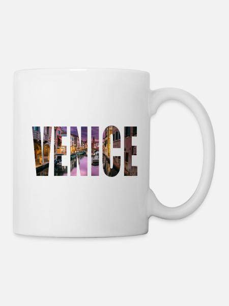 venice venedig - Tasse - Weiß