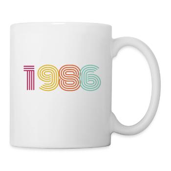 1986 VINTAGE - Mug blanc - blanc - Droite