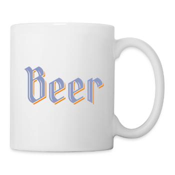 Beer - Tasse - Weiß - Rechts