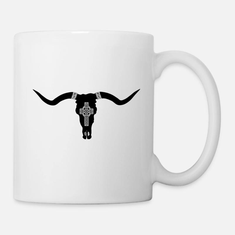 Crâne - Mug blanc - blanc