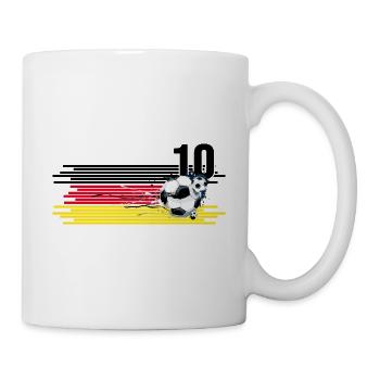 Le footballeur joue au football Culture des fans Stade de football - Mug blanc - blanc - Droite