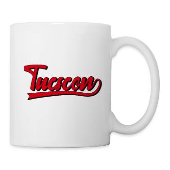 Retro Tucson Arizona lettering - Mug - white - Right
