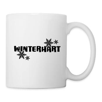 winterhart Eisbader winterschwimmen - Tasse - Weiß - Rechts