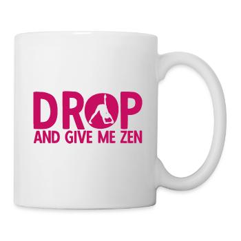 Yogalehrer Spruch Für Yogi Yoga - Tasse - Weiß - Rechts
