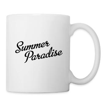 Summer Paradise - Tasse - Weiß - Rechts