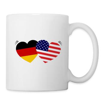USA and Germany - Mug - white - Right