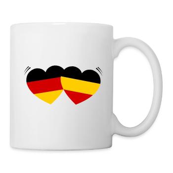 L’amitié belgo-allemande - Mug blanc - blanc - Droite