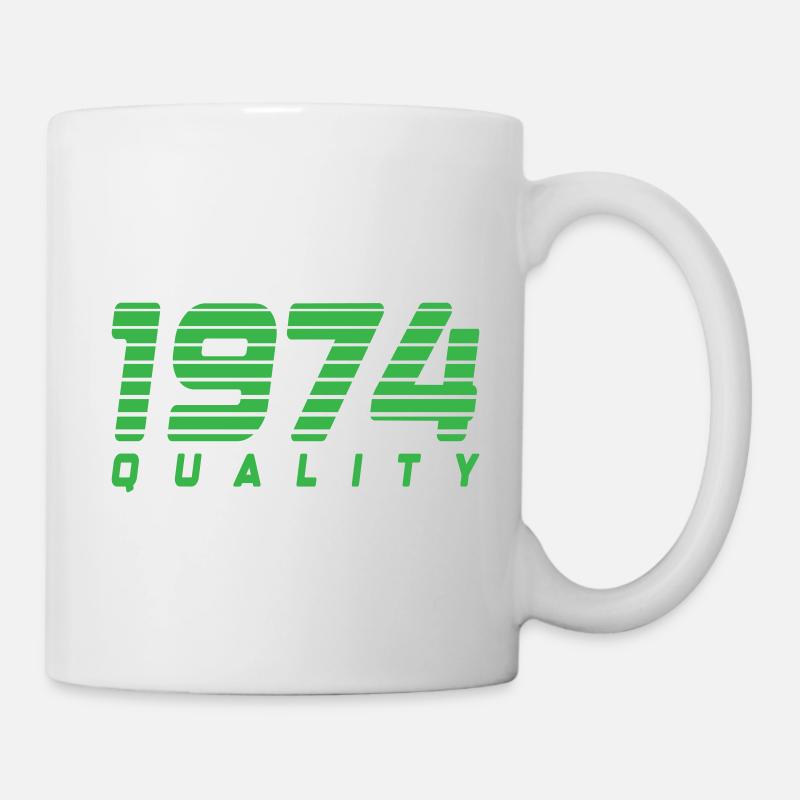 1974 quality | Farbe änderbar - Tasse - Weiß