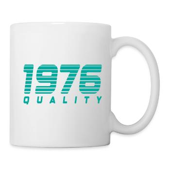 1976 quality | Farbe änderbar - Tasse - Weiß - Rechts