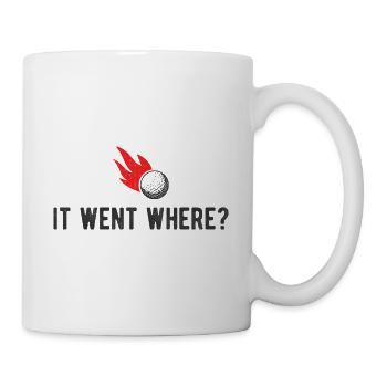 Golfplatz zum Golfen Golf - Tasse - Weiß - Rechts