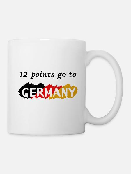12 points go to Germany - Tasse - Weiß