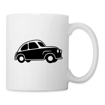 Auto - Tasse - Weiß - Rechts