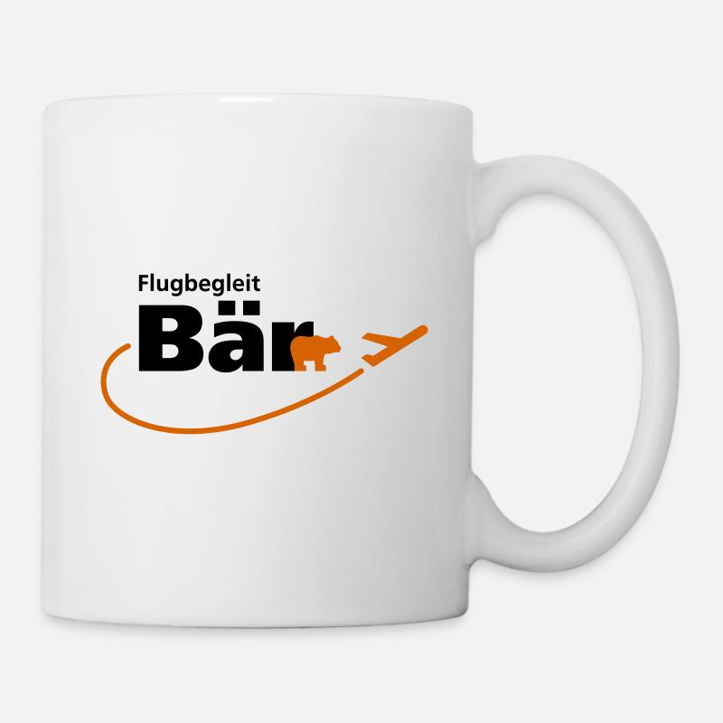 Flugbegleitbär - Tasse - Weiß
