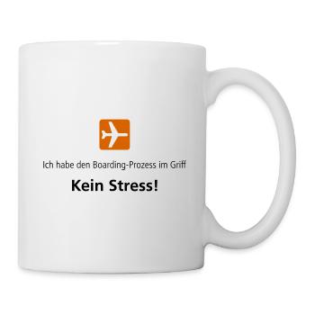 Ich habe den Boarding Prozess im Griff - Tasse - Weiß - Rechts