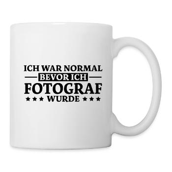 Fotograf Spruch Foto Lustiges Fotograf Geschenk - Tasse - Weiß - Rechts