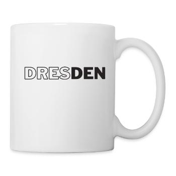 Dresden - Tasse - Weiß - Rechts