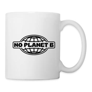 NO PLANET B - Tasse - Weiß - Rechts
