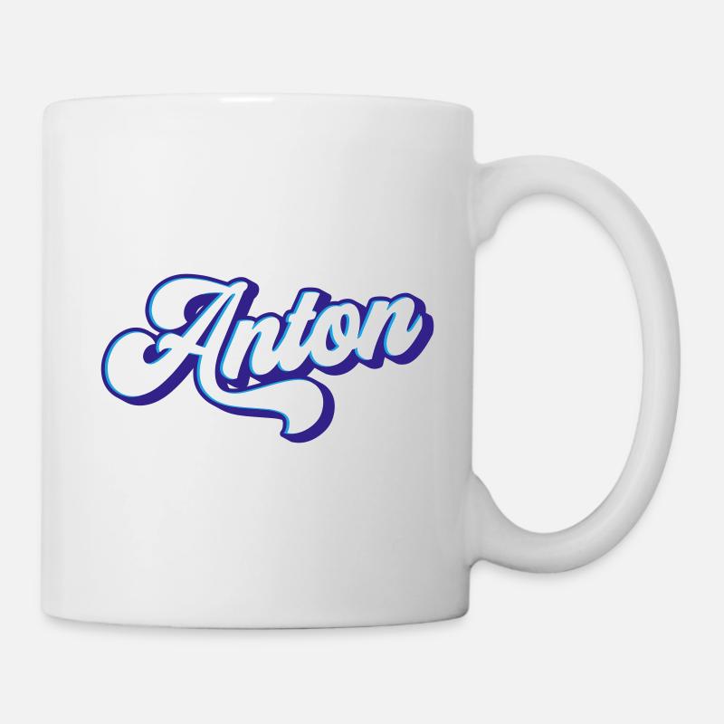 Anton | Farben änderbar - Tasse - Weiß