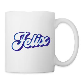 Felix | Farben änderbar - Tasse - Weiß - Rechts