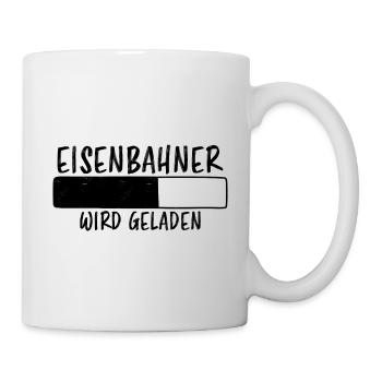 Eisenbahner Spruch Lokführer Eisenbahner Geschenk - Tasse - Weiß - Rechts