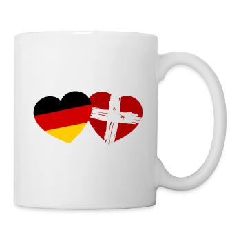 The german Danish friendship - Mug - white - Right