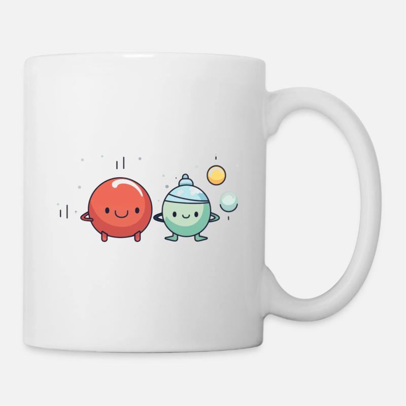 Cute Marbles - Tasse - Weiß