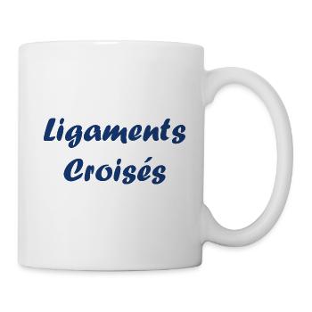 ligaments croises - Mug blanc - blanc - Droite