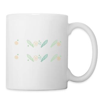 Peace Love And Sage Smudge Sticks Healing Burning - Mug - white - Right