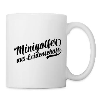 Minigolfer aus Leidenschaft - Tasse - Weiß - Rechts