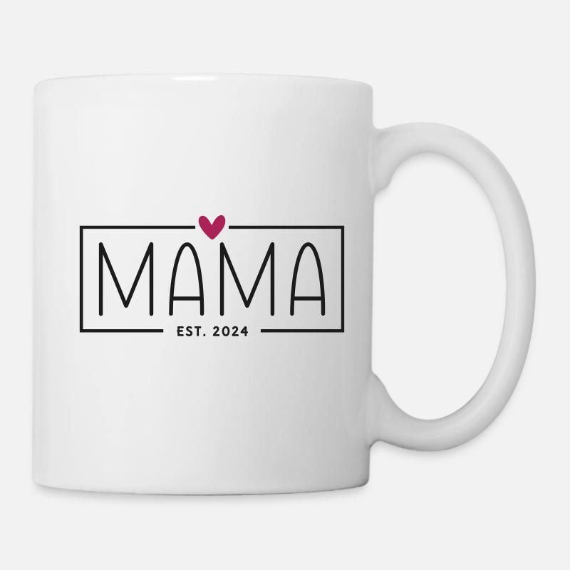Mama Est. 2024 - Tasse - Weiß
