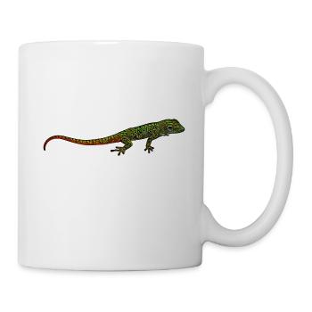 Madagaskar Gecko - Tasse - Weiß - Rechts