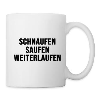 bergwandern wandern kraxeln alpin wanderfreund - Tasse - Weiß - Rechts