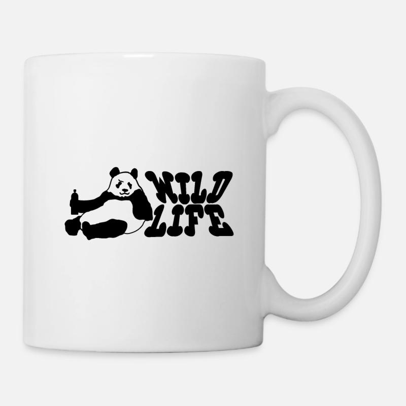 Wild Life Panda - Tasse - Weiß