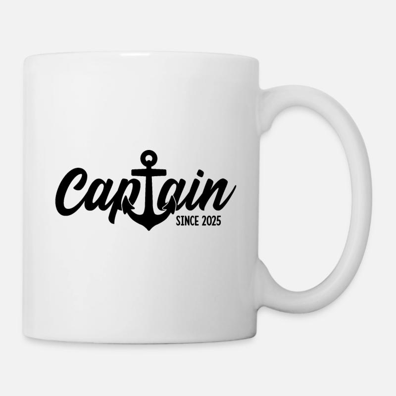 KAPITÄN CAPTAIN SINCE 2025 - Tasse - Weiß