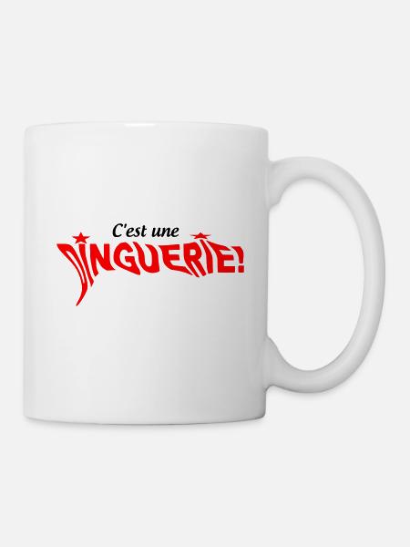C'est une dinguerie - Mug blanc - blanc