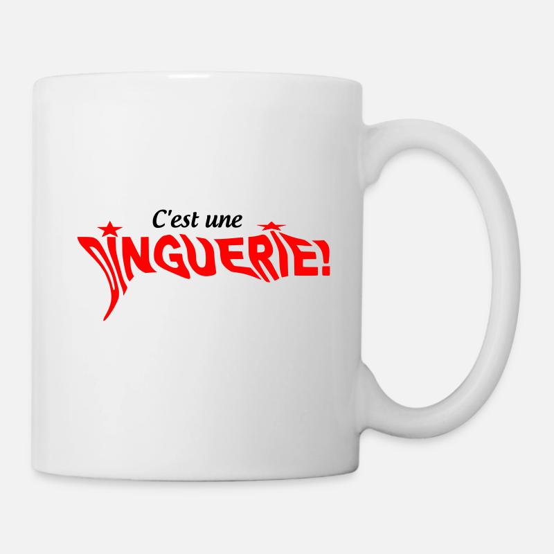 C'est une dinguerie - Mug blanc - blanc