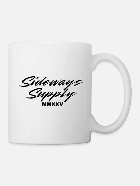 Seitliche Zufuhr - Tasse - Weiß