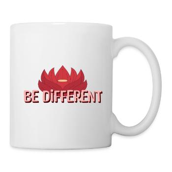 SOYEZ DIFFÉRENT – Lotus Jardin Fleurs Nature - Mug blanc - blanc - Droite