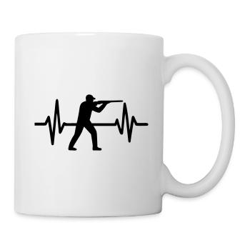 Battement Cœur Chasse - Mug blanc - blanc - Droite